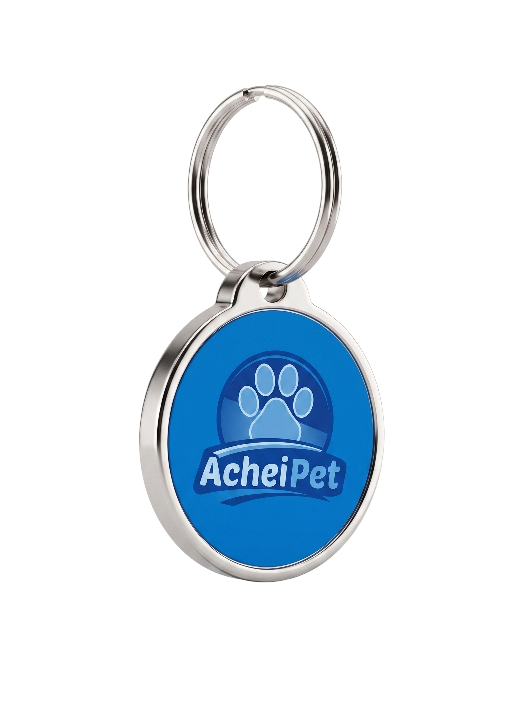 Achei Pet Tag no Coleira